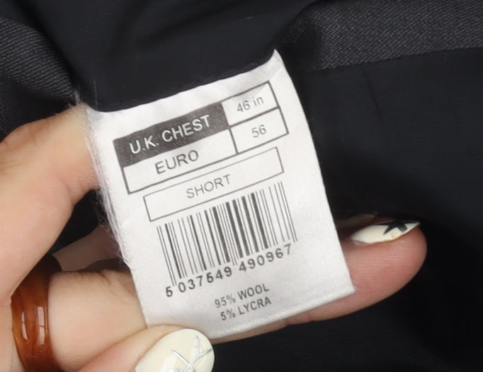 Mens UK Size 46 Centaur Regular Grey Suit Jacket