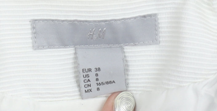 H&M Women's Ivory Blazer - Size 10, Regular Fit