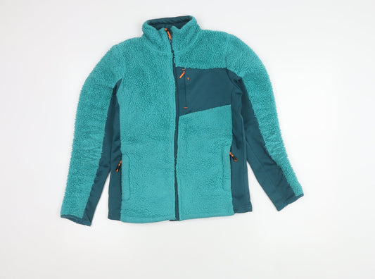 Additional front view of Alpine Pro unisex blue fleece jacket xs casual