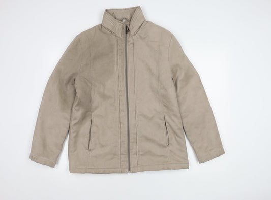 Womens UK Size 12 Klass Collection Beige Basic Jacket