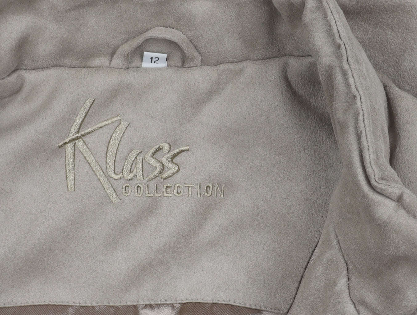 Womens UK Size 12 Klass Collection Beige Basic Jacket