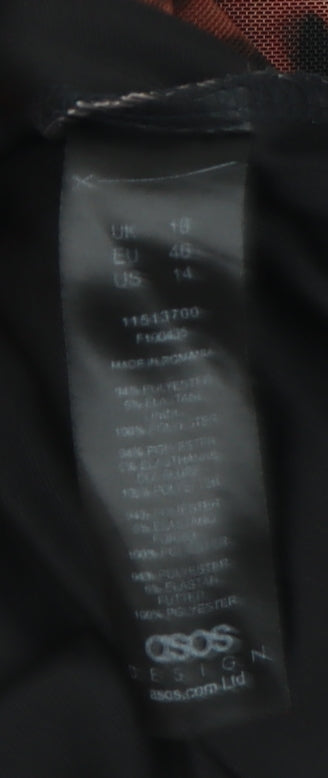 ASOS DESIGN Women's Multicoloured Pencil Skirt Size 18