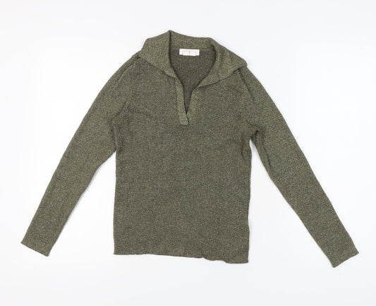 Womens UK Size 8 White Stuff Green Pullover Jumper