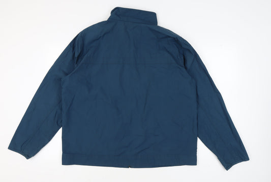 Mens UK Size 2XL Marks and Spencer Blue Basic Jacket