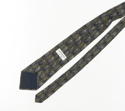 Austin Reed Pure Silk Geometric Blue Men's Tie