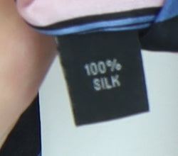 Jeff Banks Men's Blue Striped Silk Tie