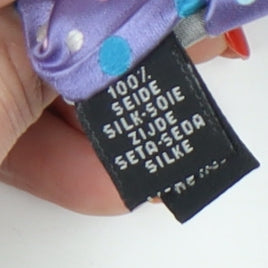 Ted Baker Men's Purple Polka Dot Silk Designer Tie