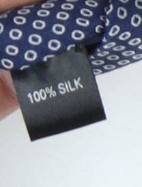 Austin Reed Men's Blue Geometric Silk Tie