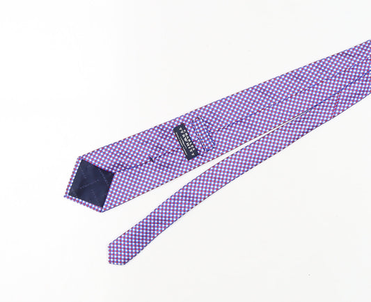 Mens Charles Tyrwhitt Multicoloured Plaids & Checks 100% Silk Tie