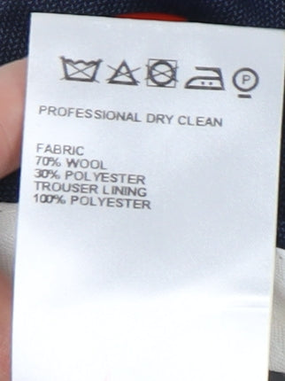 Marks and Spencer Men's Blue Dress Pants, Size 38