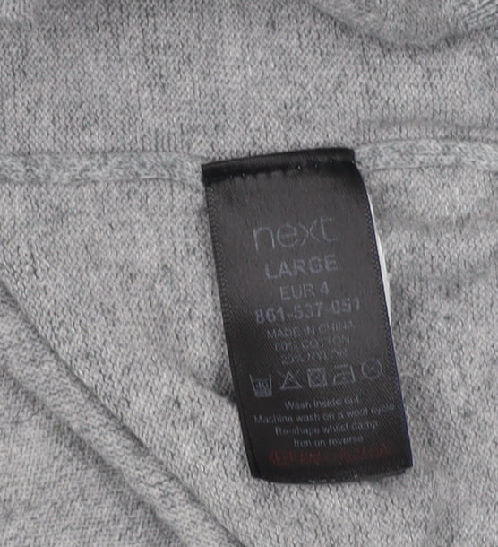 Next Men's Grey Pullover Jumper, L, V-Neck