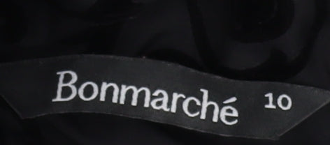 Womens UK Size 10 Bonmarché Black Basic Jacket
