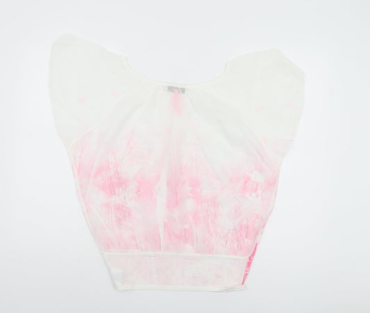 Womens UK Size 10 Lipsy Pink Basic Blouse