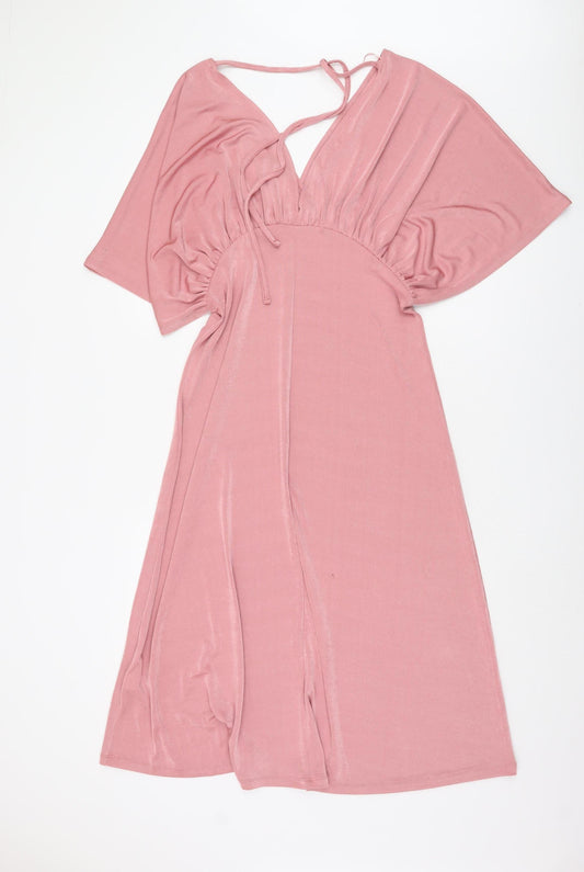 Next Women's Pink Tie Dress, Size 12