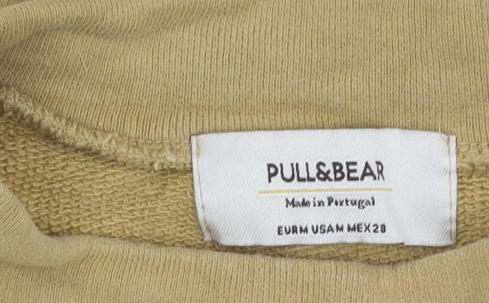 Womens UK Size M Pull & Bear Beige Pullover Sweatshirt