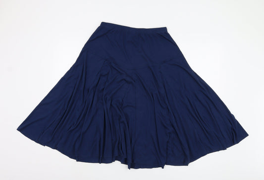 Damart Women's Blue A-Line Skirt Size 12