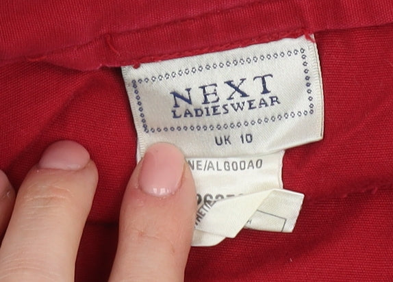 Next Ladieswear Red Cotton Skirt UK 10