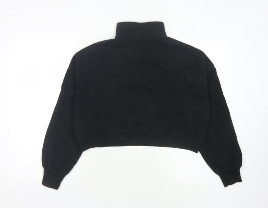 Hollister Women's Black XS Pullover Logo Sweatshirt