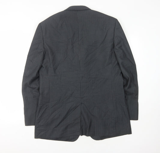 Mens UK Size 42 Burton Regular Grey Suit Jacket