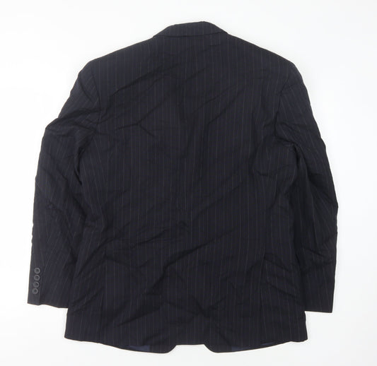 Mens UK Size 40 DAKS Regular Blue Suit Jacket