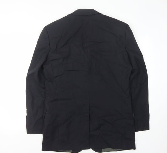 Mens UK Size 38 HUGO BOSS Regular Black Suit Jacket