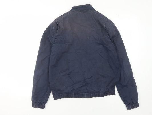 Mens UK Size S Topman Blue Basic Jacket