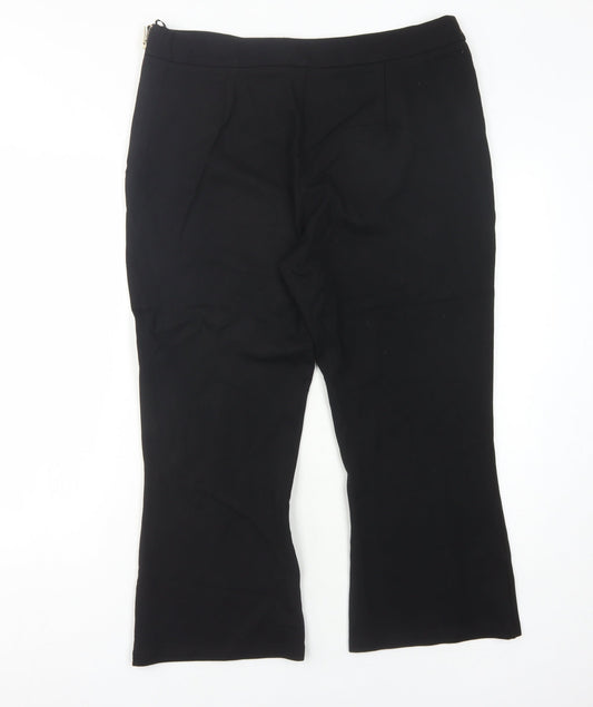 Mint Velvet Women's Black Trousers UK 16