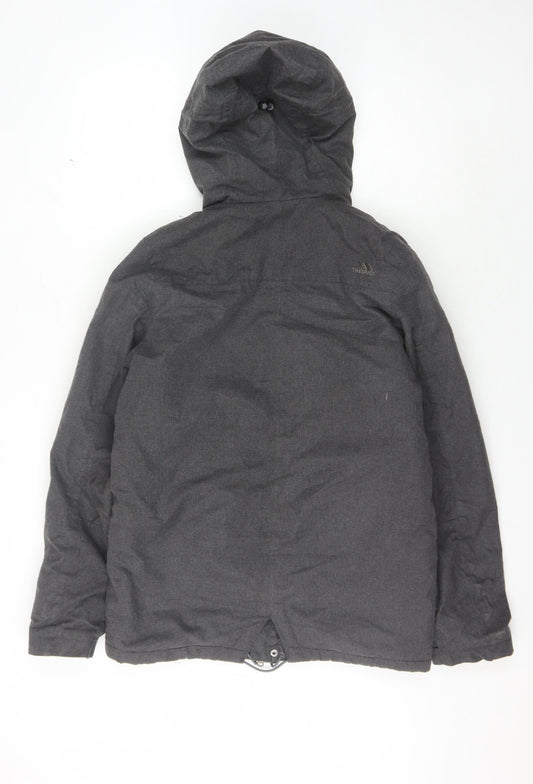 Mens UK Size 2XS Trespass Grey Parka Coat