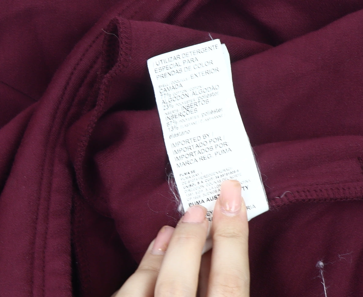 Puma Women's Red Pullover Hoodie Size 14