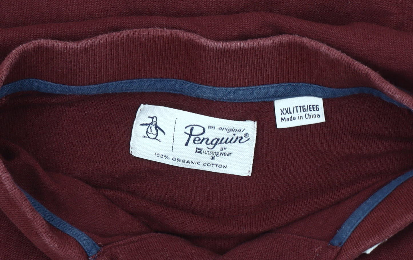 Original Penguin Men's Red Polo, 2XL, Short Sleeve