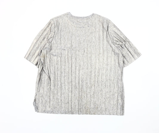 Womens UK Size 16 Marks and Spencer Grey Basic T-Shirt