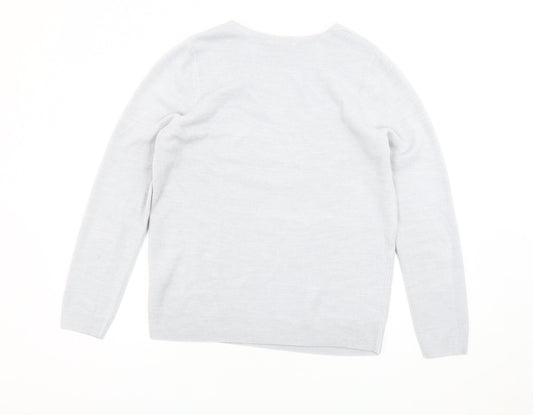 Womens UK Size 14 BHS Grey Pullover Jumper