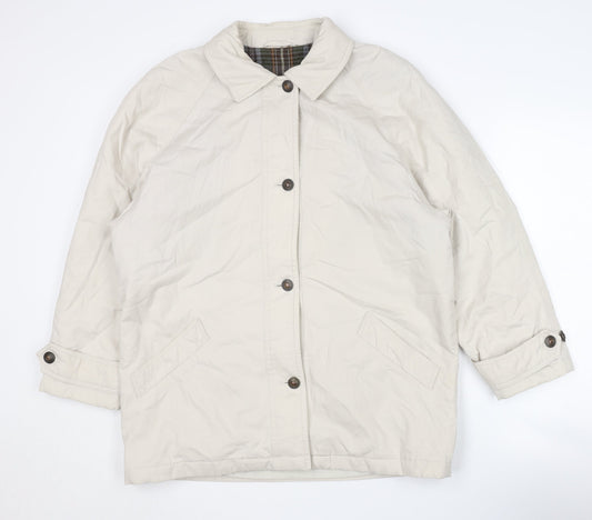 Womens UK Size 12 St Michael Beige Basic Jacket