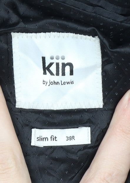 Additional view of Kin by John Lewis Men's Black Slim Fit Blazer 38