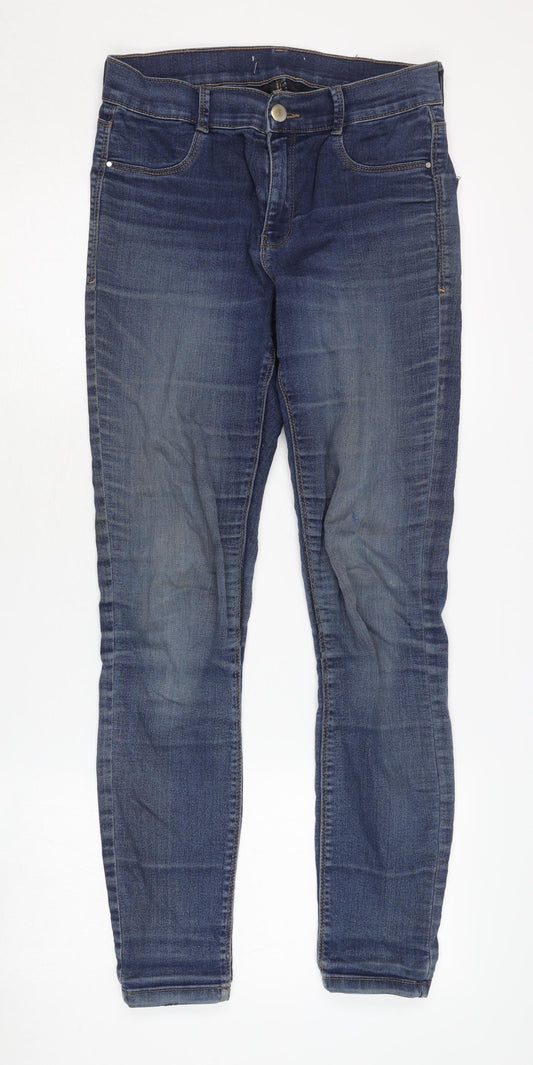 Womens UK Size 10 Dorothy Perkins Skinny Blue Jeans