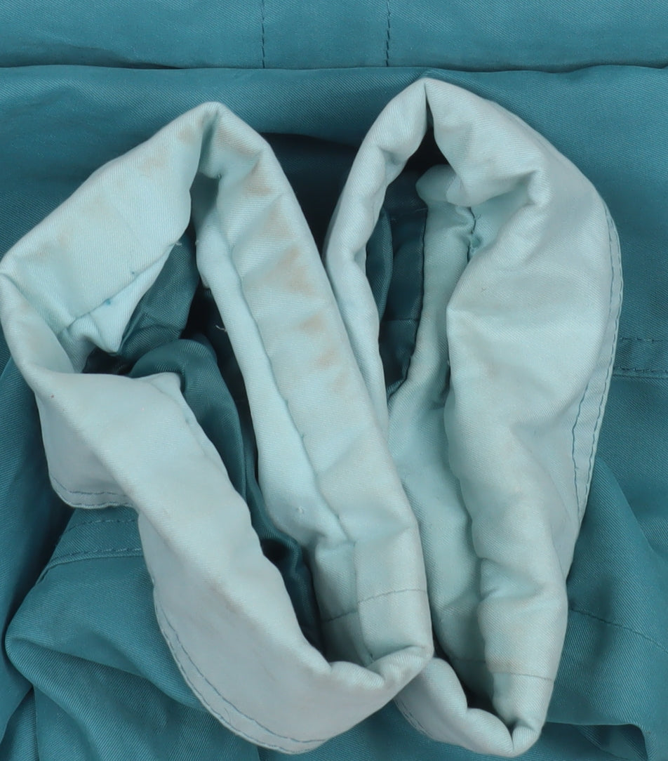 Womens UK Size 12 Holmewood Blue Rain Coat