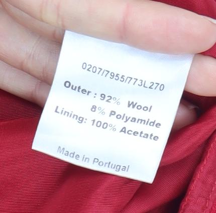 Hobbs Red Women's Pencil Skirt Size 10