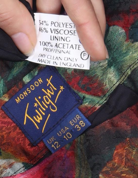 Monsoon Women's Multicoloured Floral Skirt, Size 10