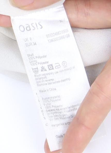 Oasis Women's Floral Knee Length Dress, Size 8, Multicoloured