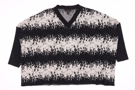 Womens UK Size One Size QED London Multicoloured Pullover Jumper