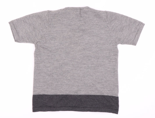 Charter Club Women's Grey Merino Wool Jumper, Size S