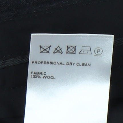 Marks & Spencer Men's Black Wool Dress Pants 36 Regular