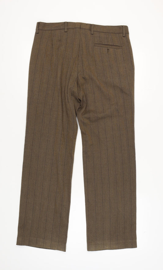 Peter Werth Men's Brown Dress Pants, Size 34