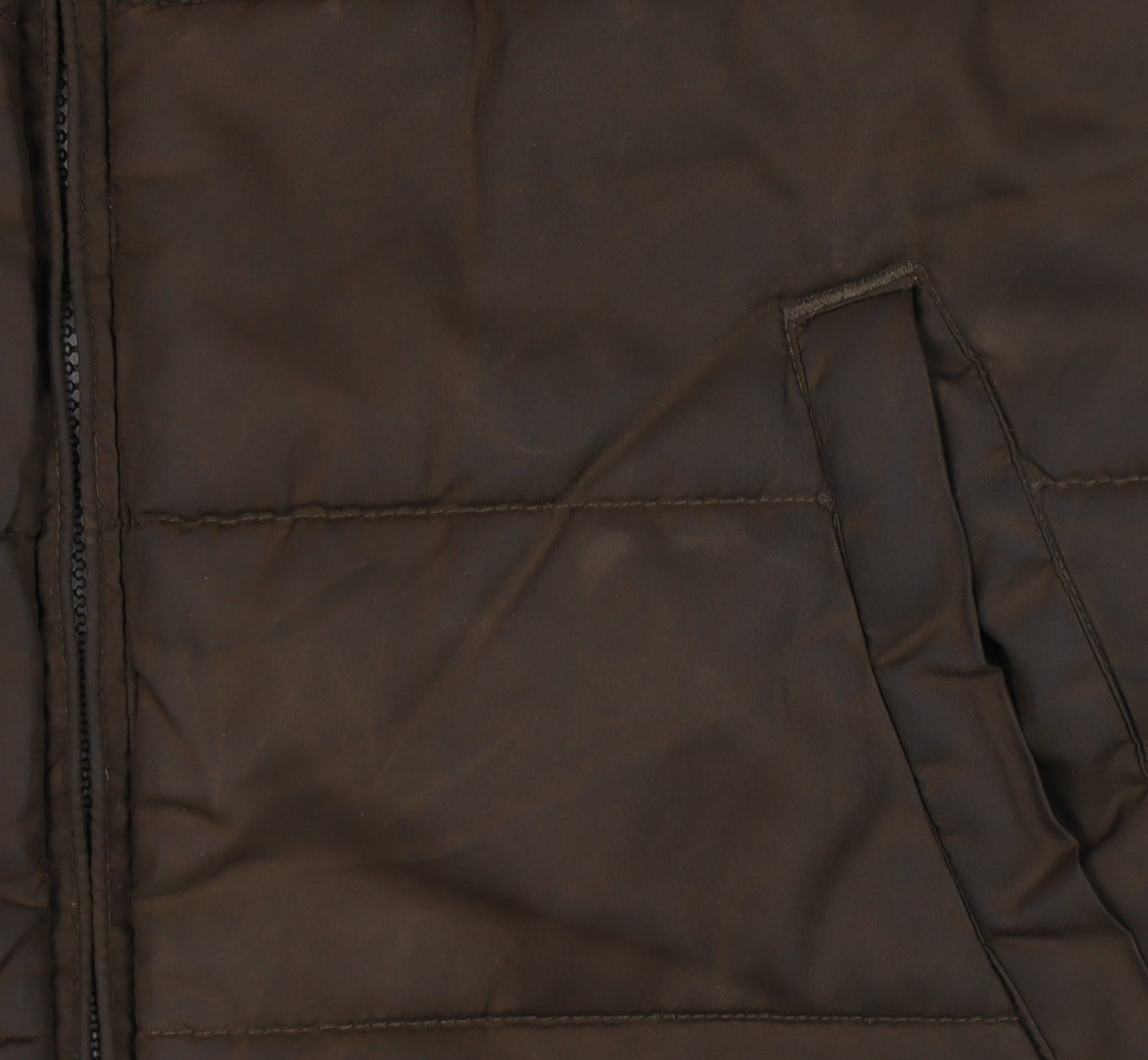 Mens UK Size S NordicTrack Brown Puffer Jacket