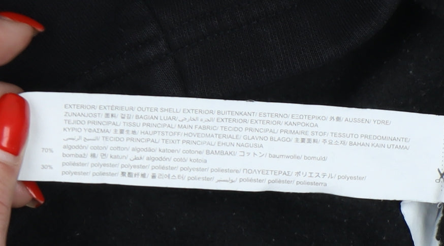 Bershka Women's Black XS Pullover Hoodie