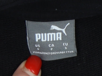Puma Women's Black Full Zip Hoodie S