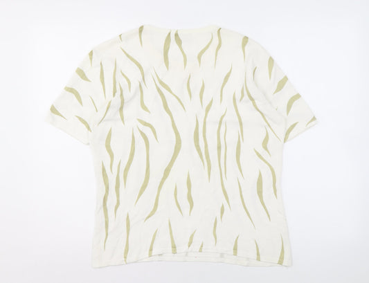 Womens UK Size M Roman Originals Ivory Basic Blouse