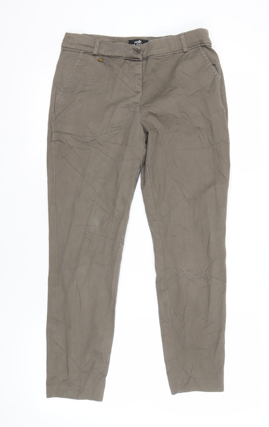 Womens UK Size 12 Wallis Brown Trousers
