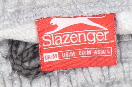 Slazenger Men's Grey Sweatpants M Elastic Waist