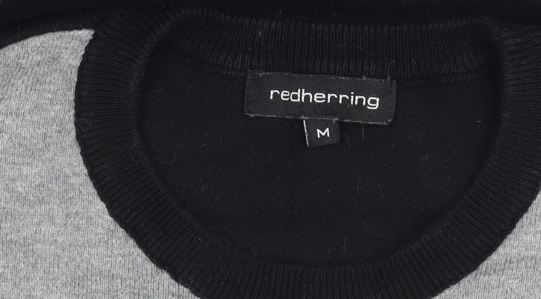Red Herring Men's Grey Crew Neck Pullover Jumper M